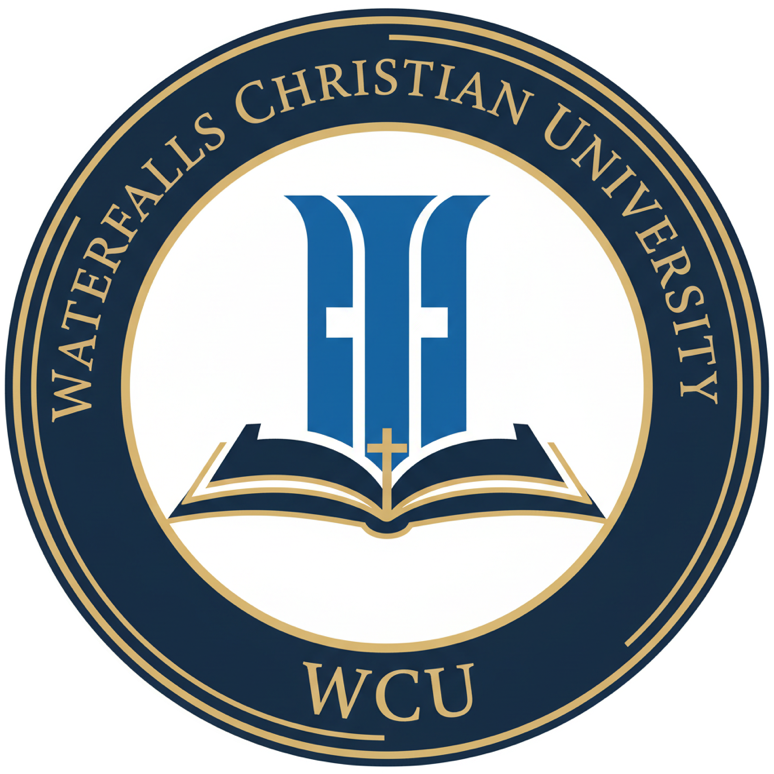 Seal of Waterfalls Christian University